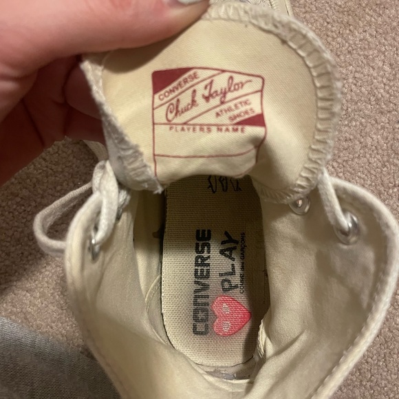 Comme des Garçons Converse Play Chuck Sneakers - Picture 7 of 7